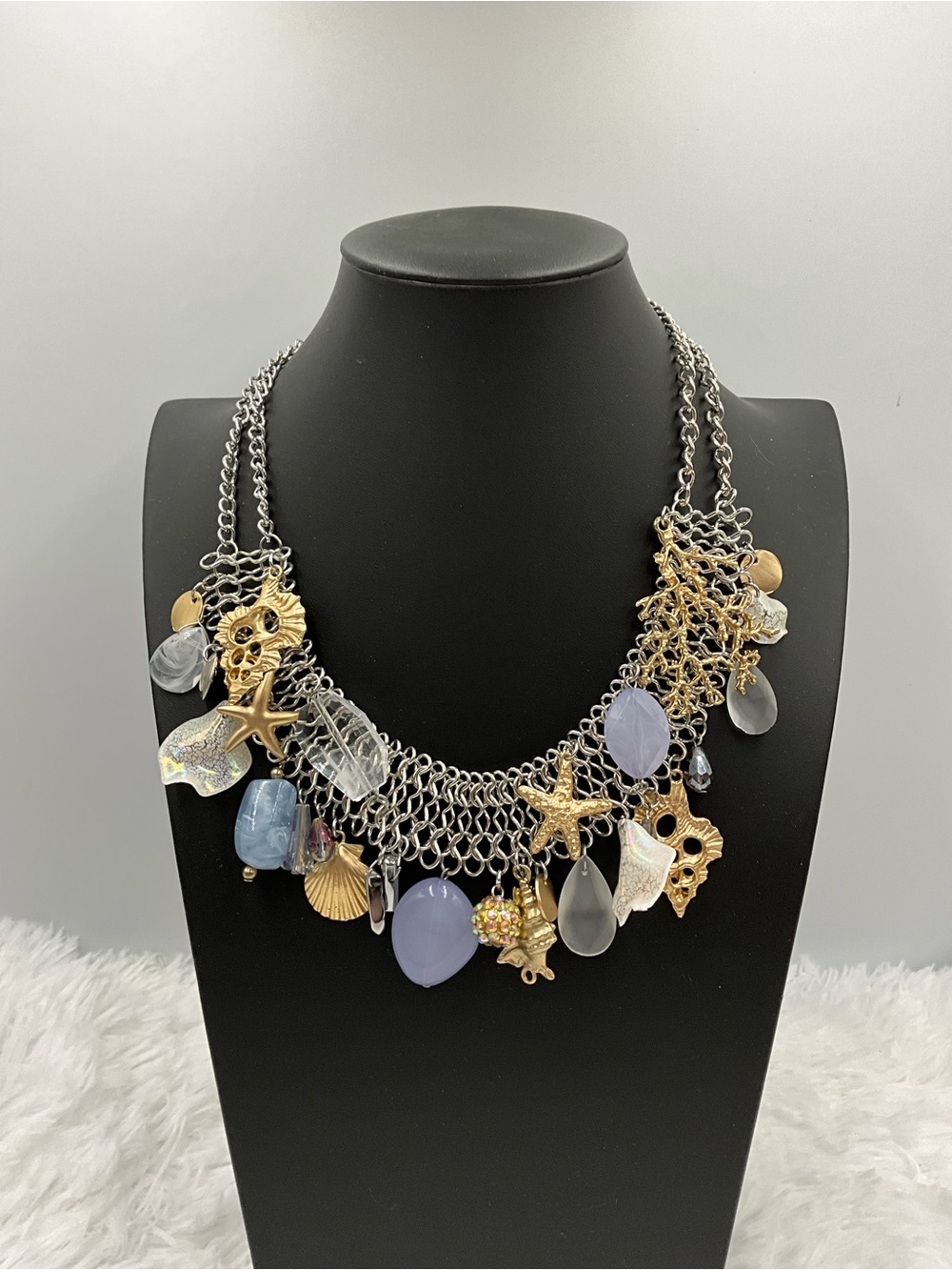 Erica Lyons Necklace Tropical Charms Multi-Charm Necklace